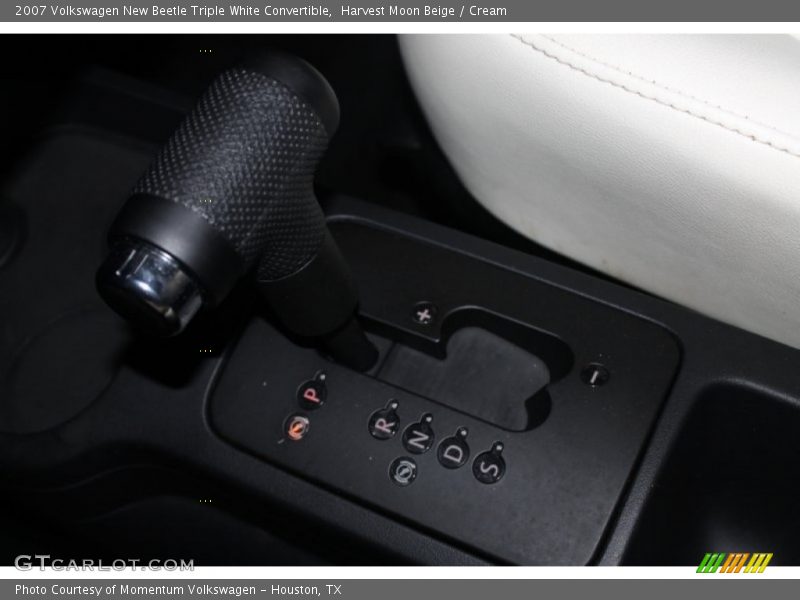 Harvest Moon Beige / Cream 2007 Volkswagen New Beetle Triple White Convertible
