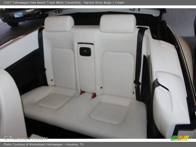 Harvest Moon Beige / Cream 2007 Volkswagen New Beetle Triple White Convertible