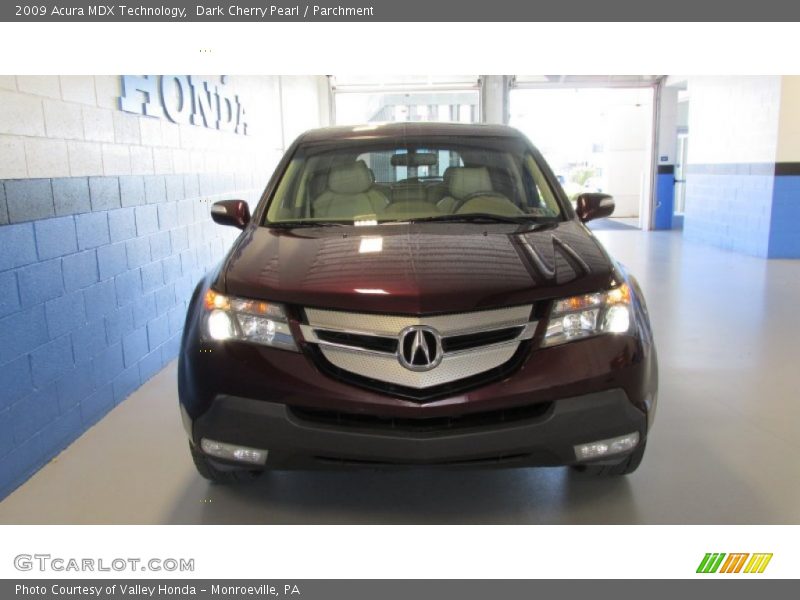 Dark Cherry Pearl / Parchment 2009 Acura MDX Technology