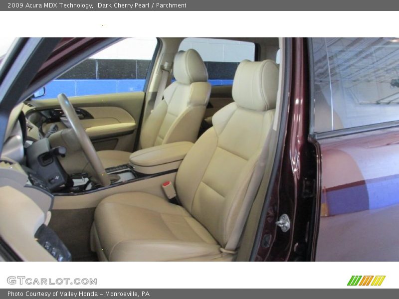Dark Cherry Pearl / Parchment 2009 Acura MDX Technology