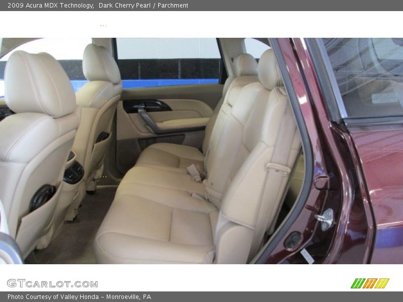 Dark Cherry Pearl / Parchment 2009 Acura MDX Technology