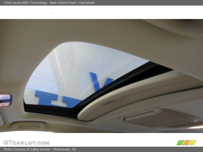 Dark Cherry Pearl / Parchment 2009 Acura MDX Technology