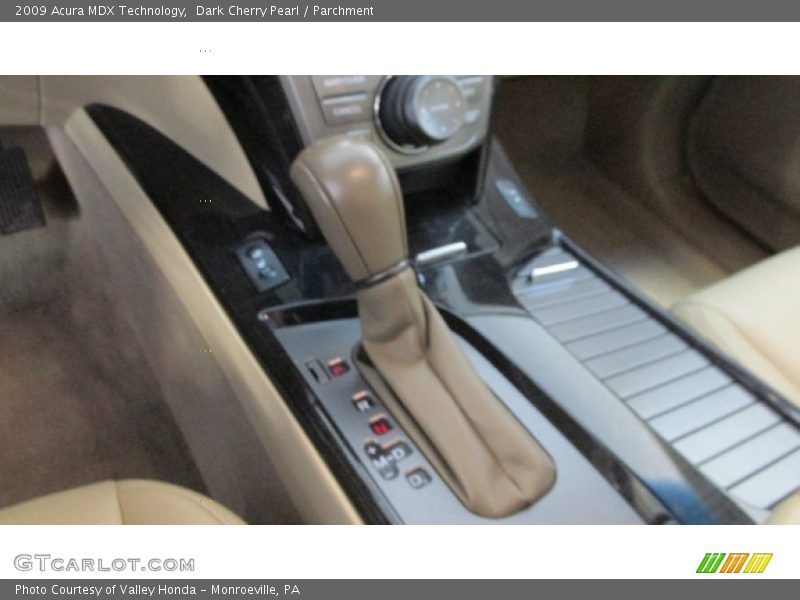 Dark Cherry Pearl / Parchment 2009 Acura MDX Technology