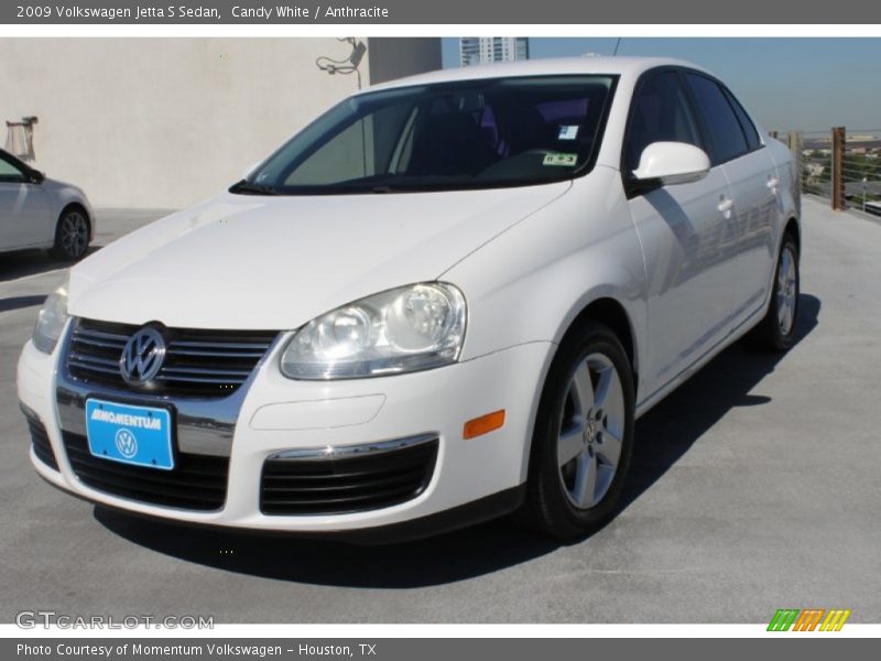 Candy White / Anthracite 2009 Volkswagen Jetta S Sedan