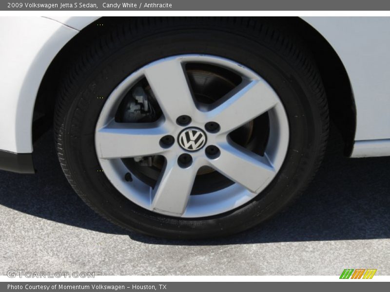 Candy White / Anthracite 2009 Volkswagen Jetta S Sedan