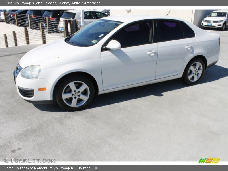 Candy White / Anthracite 2009 Volkswagen Jetta S Sedan