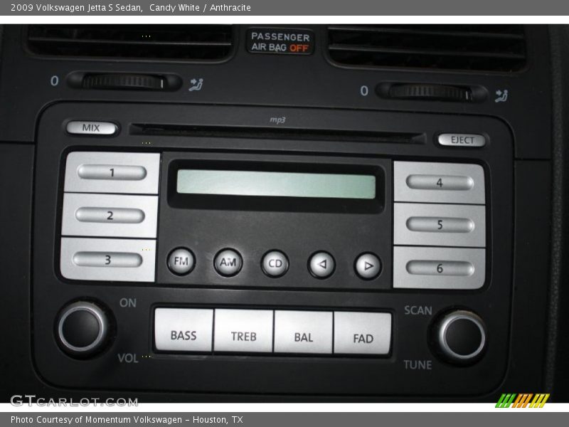 Candy White / Anthracite 2009 Volkswagen Jetta S Sedan