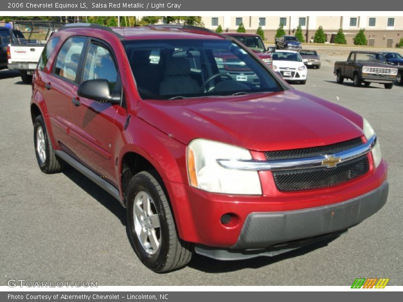 Salsa Red Metallic / Light Gray 2006 Chevrolet Equinox LS