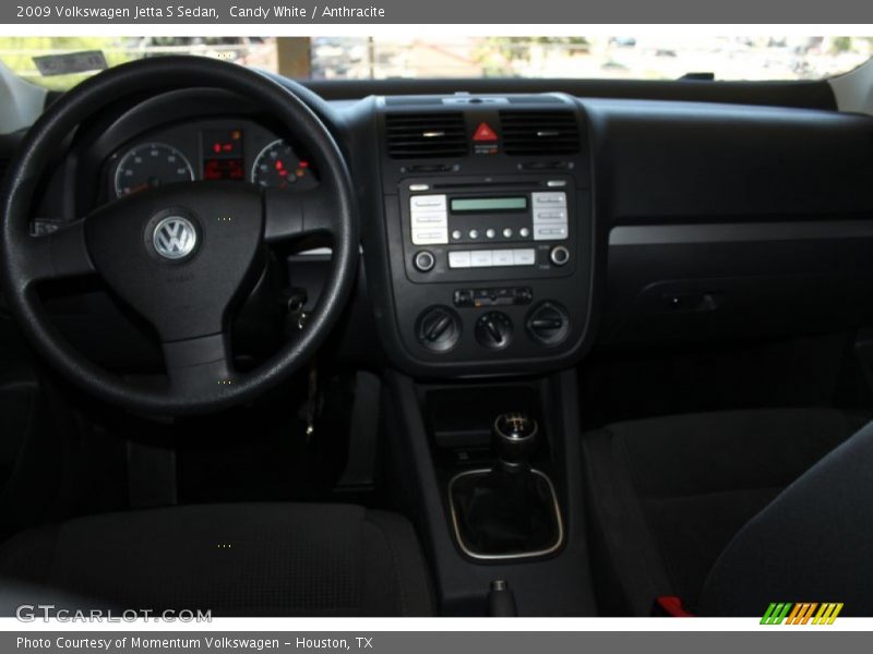 Candy White / Anthracite 2009 Volkswagen Jetta S Sedan