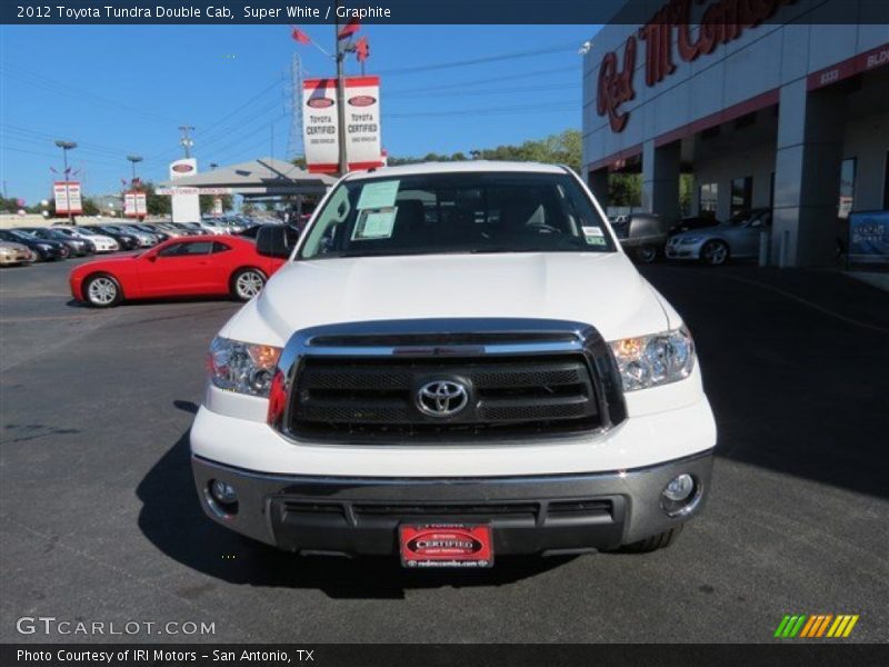 Super White / Graphite 2012 Toyota Tundra Double Cab