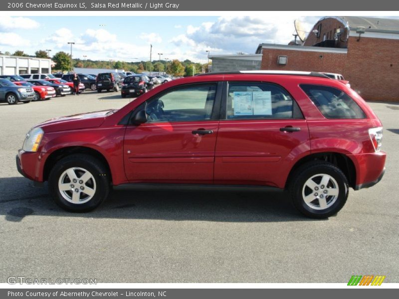 Salsa Red Metallic / Light Gray 2006 Chevrolet Equinox LS