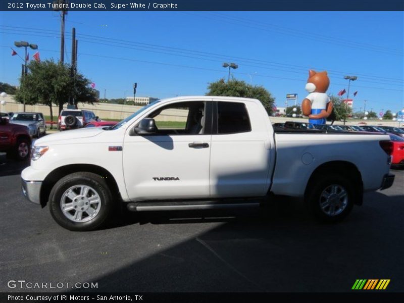Super White / Graphite 2012 Toyota Tundra Double Cab