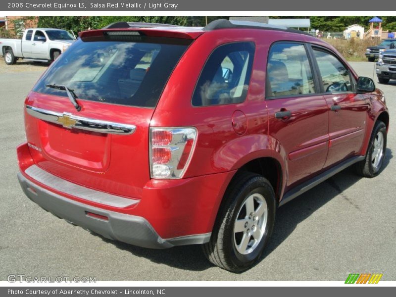 Salsa Red Metallic / Light Gray 2006 Chevrolet Equinox LS