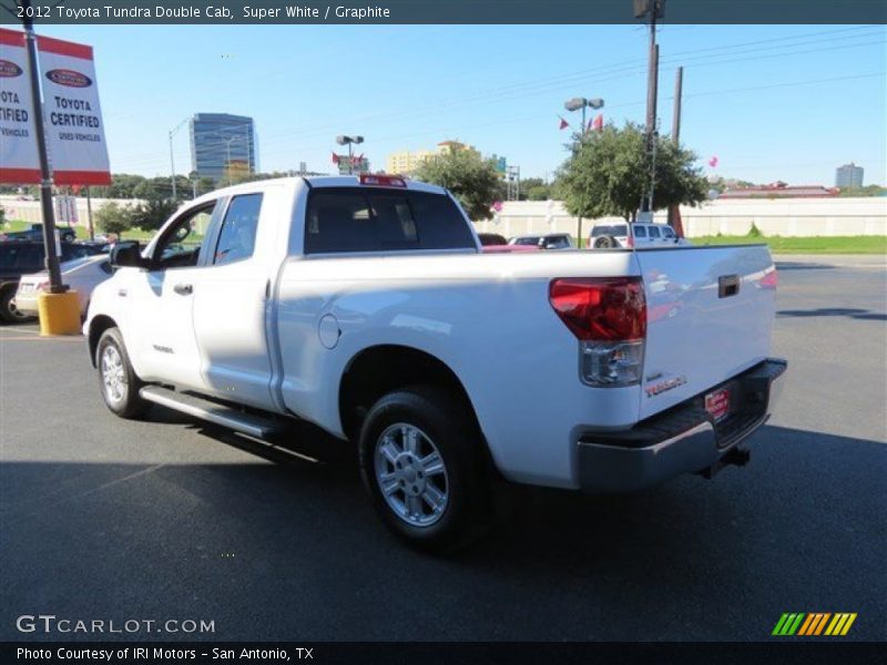 Super White / Graphite 2012 Toyota Tundra Double Cab