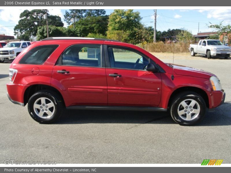 Salsa Red Metallic / Light Gray 2006 Chevrolet Equinox LS