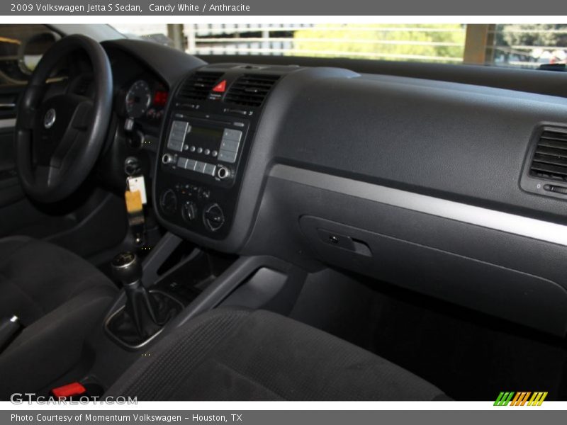 Candy White / Anthracite 2009 Volkswagen Jetta S Sedan
