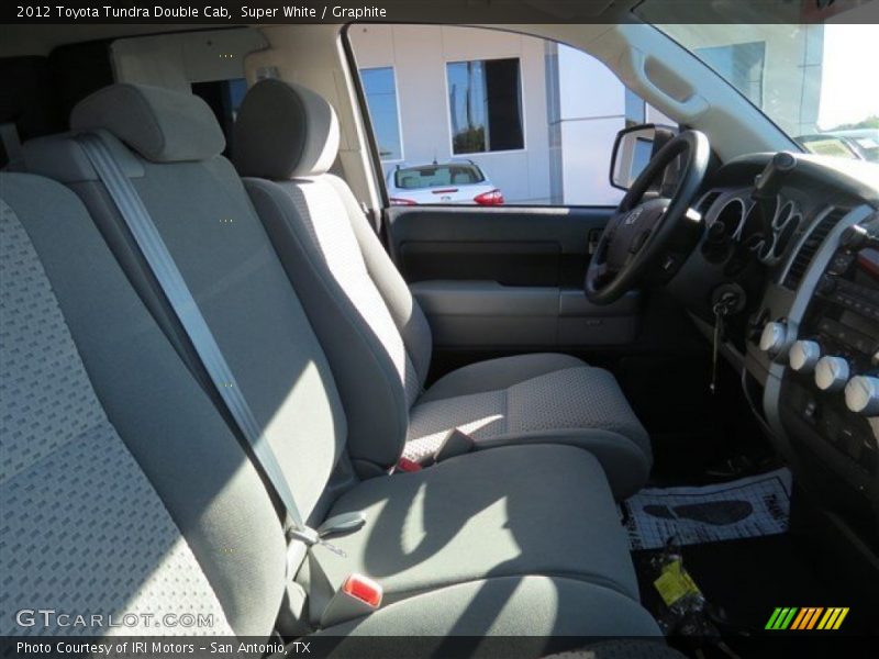 Super White / Graphite 2012 Toyota Tundra Double Cab