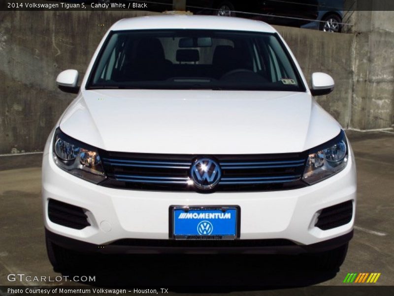 Candy White / Black 2014 Volkswagen Tiguan S
