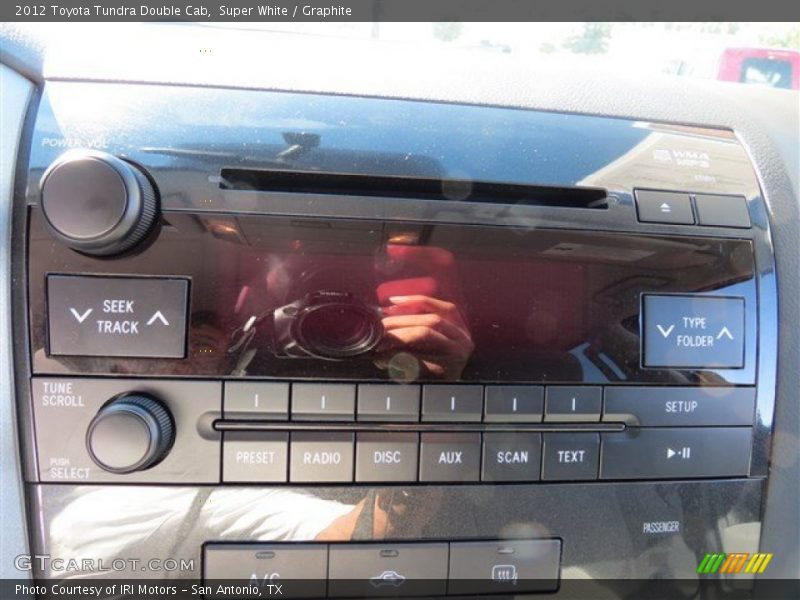 Super White / Graphite 2012 Toyota Tundra Double Cab