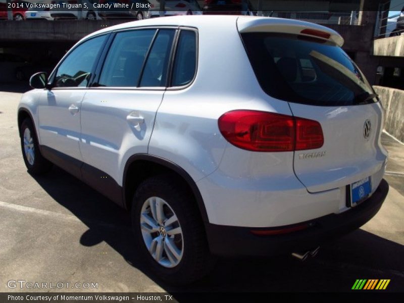 Candy White / Black 2014 Volkswagen Tiguan S