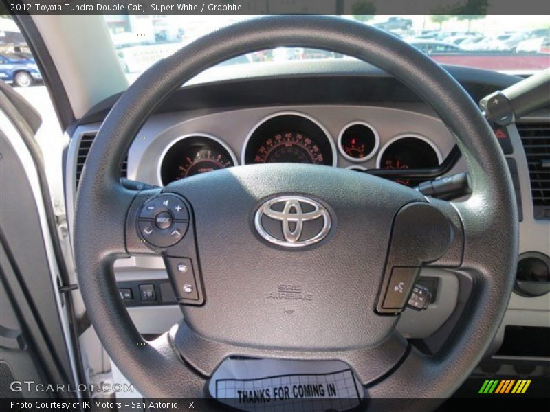 Super White / Graphite 2012 Toyota Tundra Double Cab