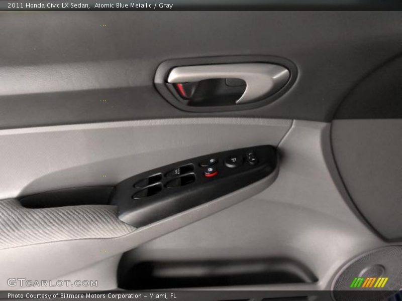 Atomic Blue Metallic / Gray 2011 Honda Civic LX Sedan