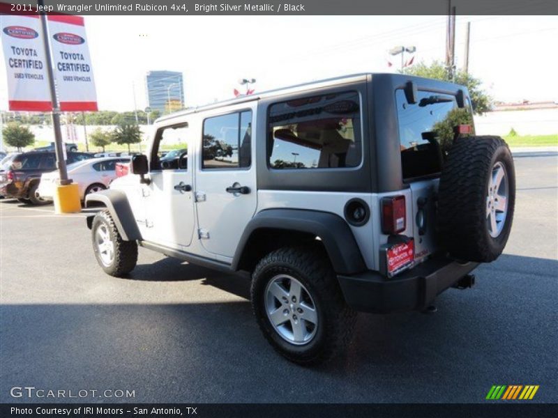 Bright Silver Metallic / Black 2011 Jeep Wrangler Unlimited Rubicon 4x4