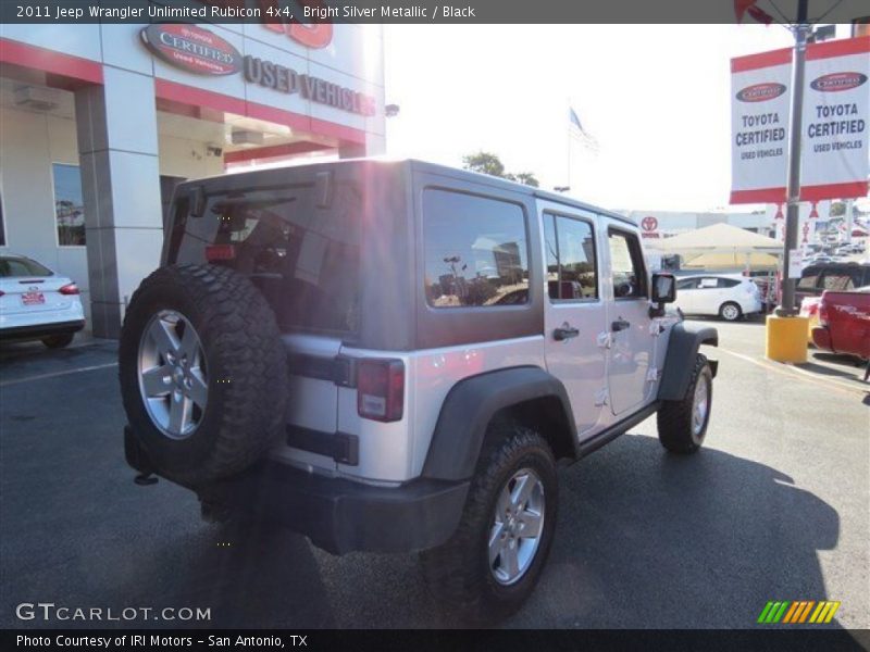 Bright Silver Metallic / Black 2011 Jeep Wrangler Unlimited Rubicon 4x4