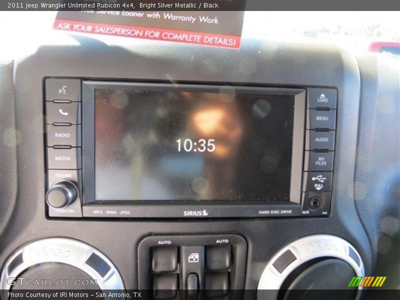 Bright Silver Metallic / Black 2011 Jeep Wrangler Unlimited Rubicon 4x4