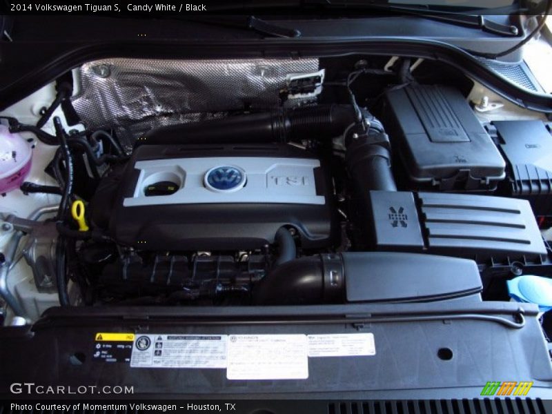 Candy White / Black 2014 Volkswagen Tiguan S