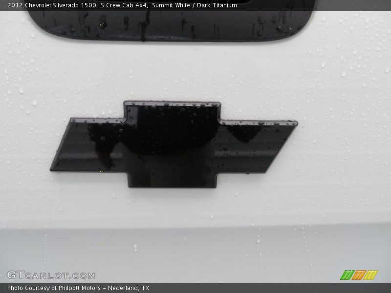 Summit White / Dark Titanium 2012 Chevrolet Silverado 1500 LS Crew Cab 4x4