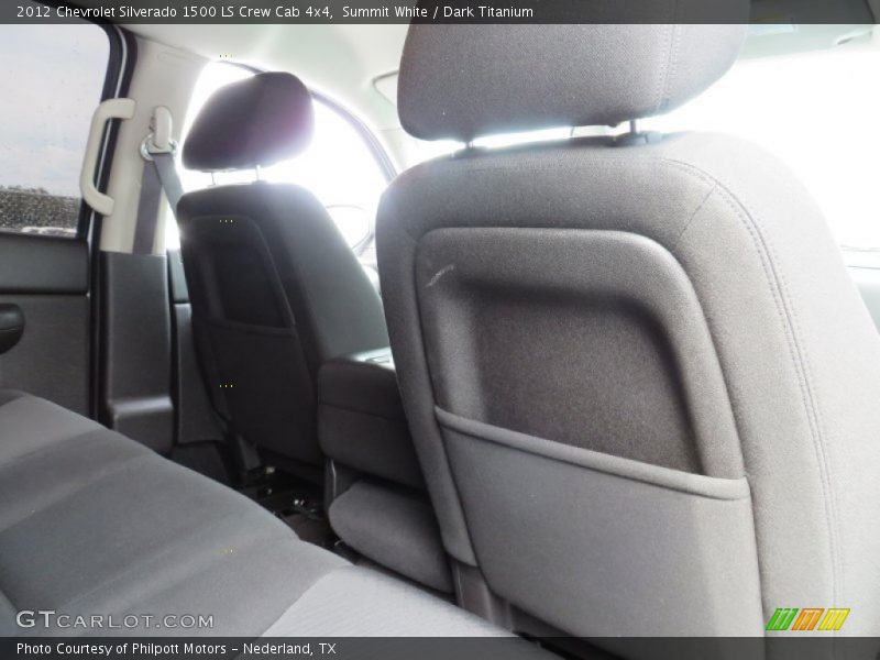 Summit White / Dark Titanium 2012 Chevrolet Silverado 1500 LS Crew Cab 4x4