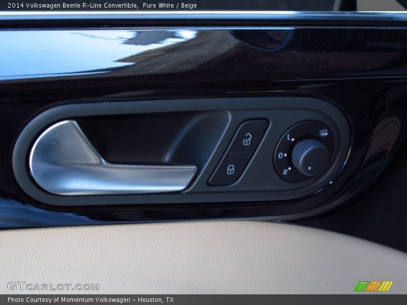 Pure White / Beige 2014 Volkswagen Beetle R-Line Convertible