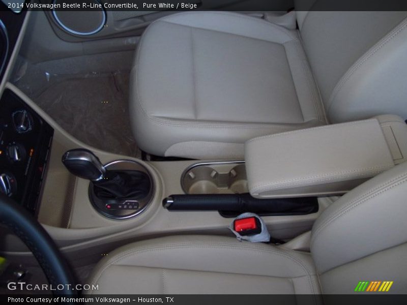 Pure White / Beige 2014 Volkswagen Beetle R-Line Convertible