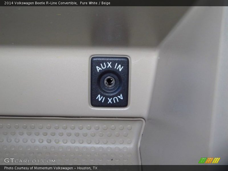 Pure White / Beige 2014 Volkswagen Beetle R-Line Convertible