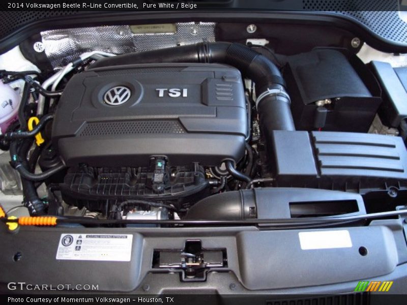  2014 Beetle R-Line Convertible Engine - 2.0 Liter FSI Turbocharged DOHC 16-Valve VVT 4 Cylinder