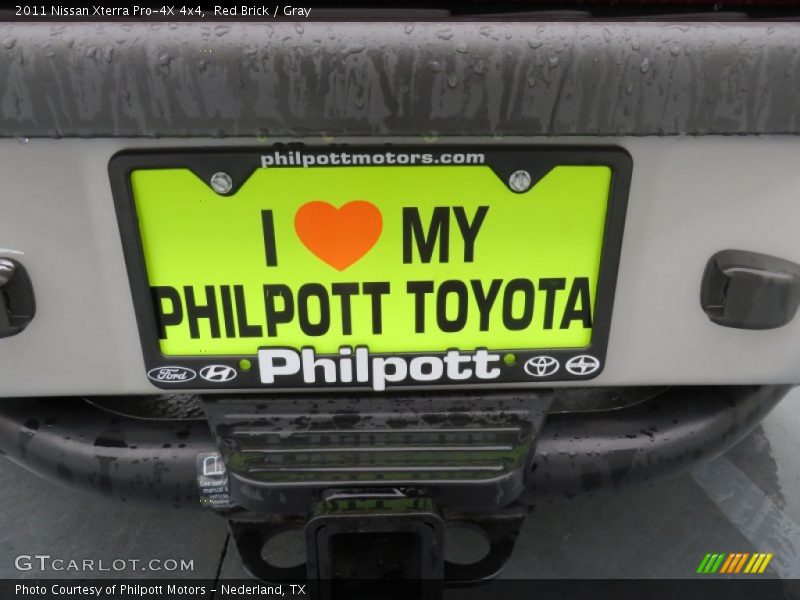 Red Brick / Gray 2011 Nissan Xterra Pro-4X 4x4