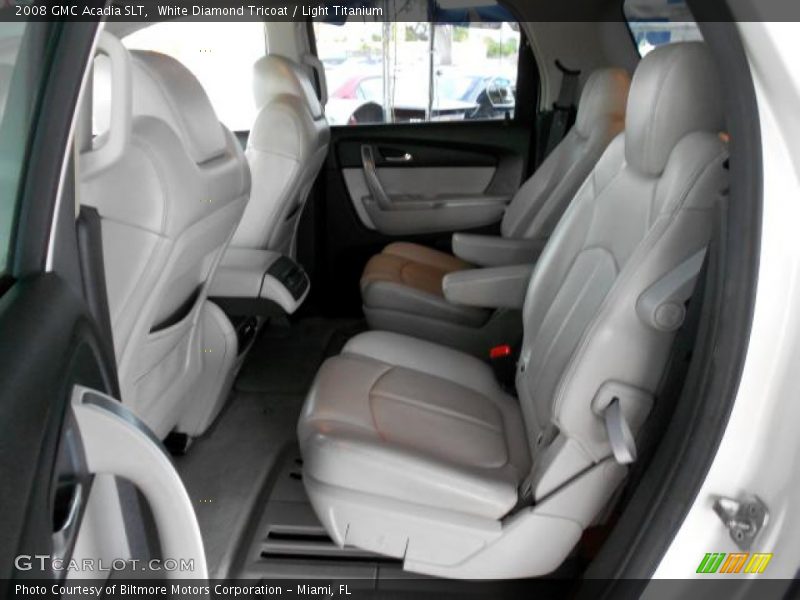 White Diamond Tricoat / Light Titanium 2008 GMC Acadia SLT