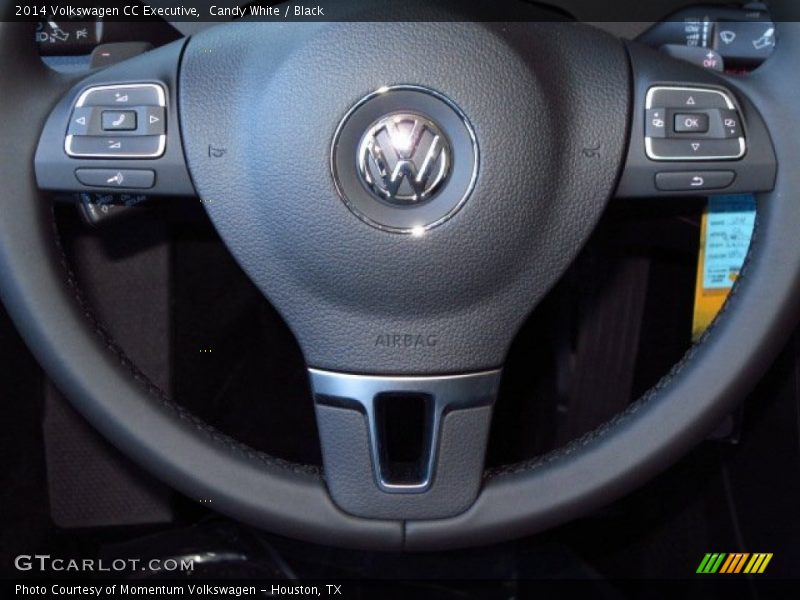 Candy White / Black 2014 Volkswagen CC Executive