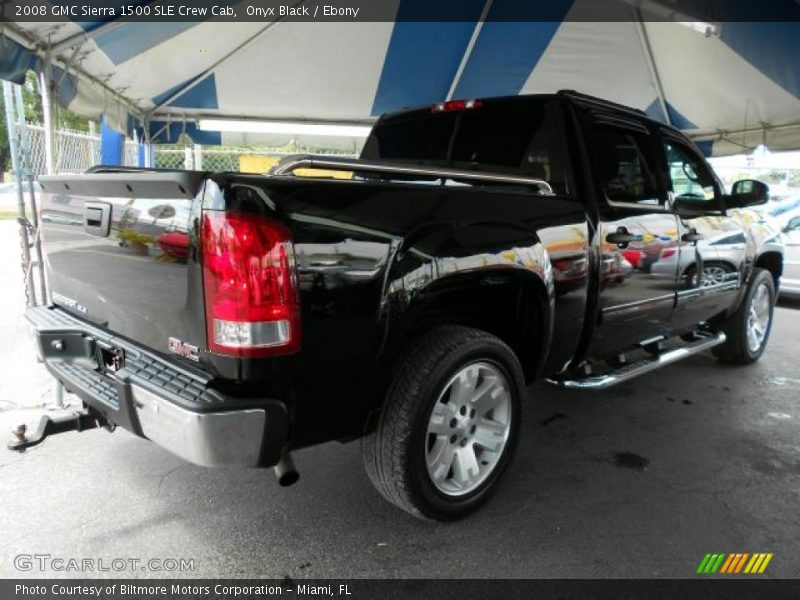 Onyx Black / Ebony 2008 GMC Sierra 1500 SLE Crew Cab