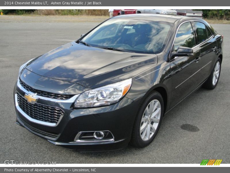 Ashen Gray Metallic / Jet Black 2014 Chevrolet Malibu LT