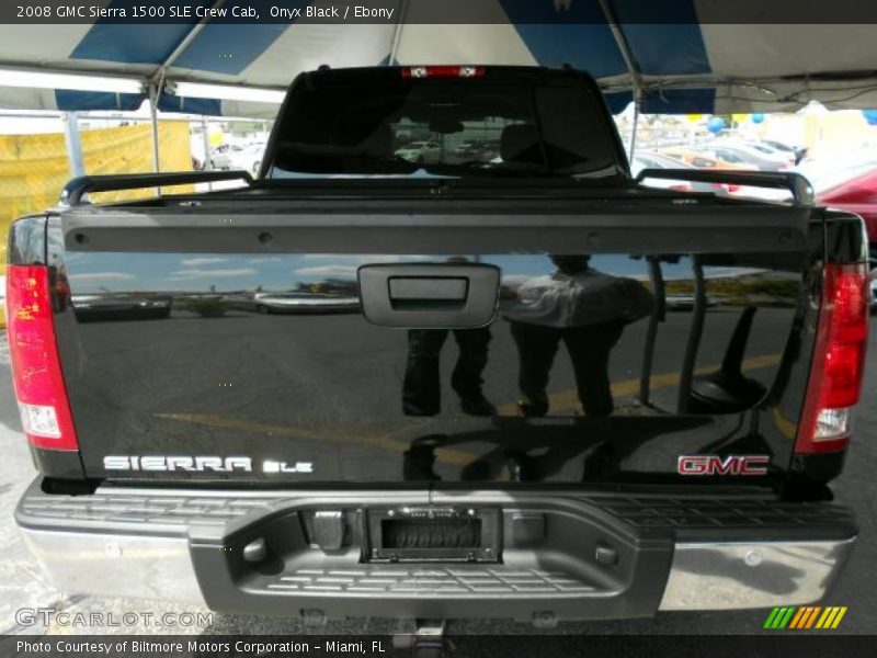 Onyx Black / Ebony 2008 GMC Sierra 1500 SLE Crew Cab