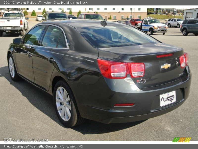 Ashen Gray Metallic / Jet Black 2014 Chevrolet Malibu LT