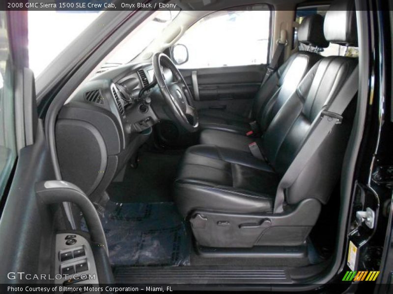 Onyx Black / Ebony 2008 GMC Sierra 1500 SLE Crew Cab