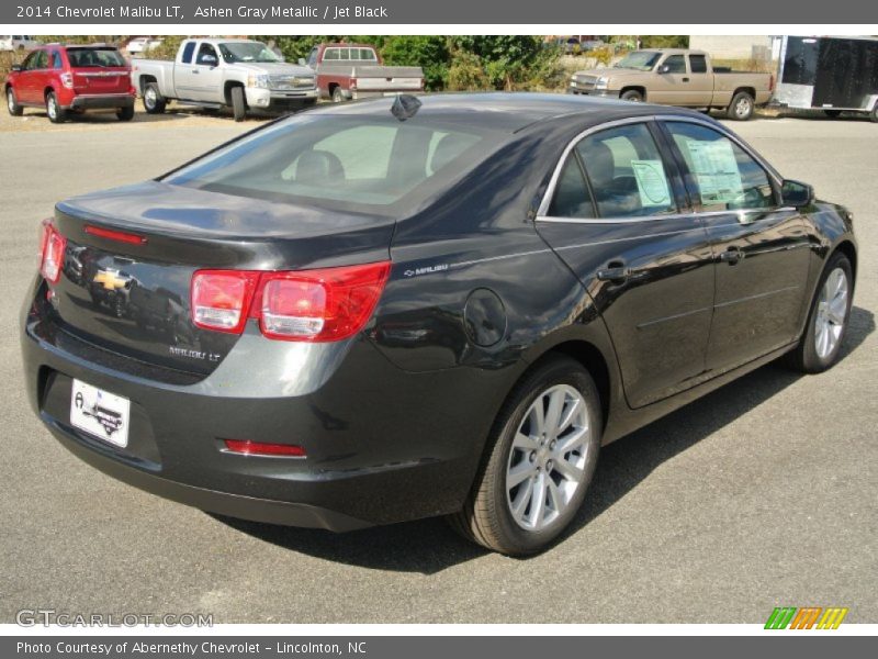 Ashen Gray Metallic / Jet Black 2014 Chevrolet Malibu LT