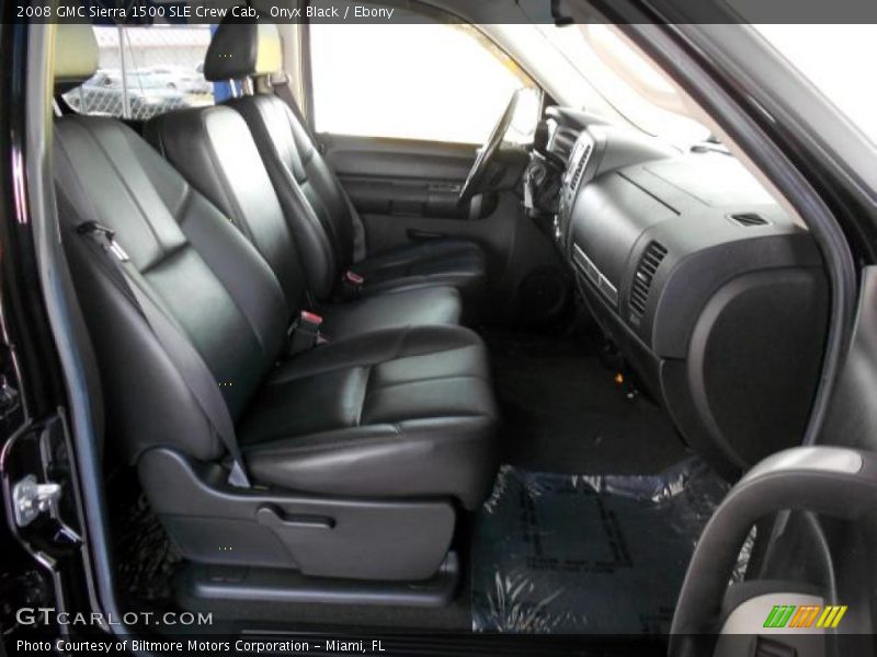 Onyx Black / Ebony 2008 GMC Sierra 1500 SLE Crew Cab