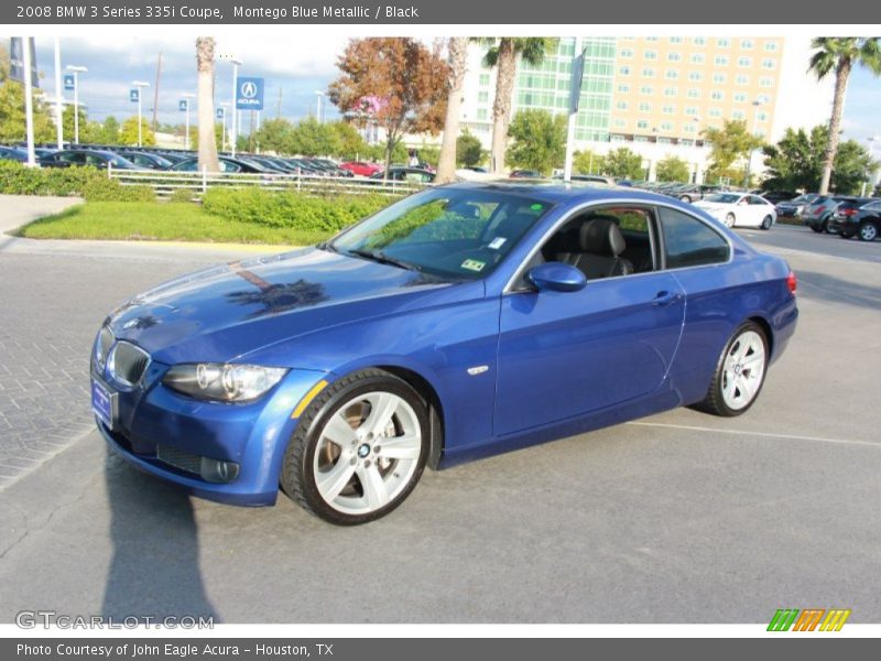 Montego Blue Metallic / Black 2008 BMW 3 Series 335i Coupe
