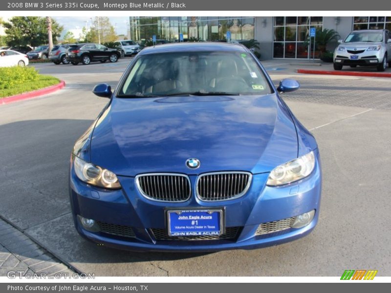 Montego Blue Metallic / Black 2008 BMW 3 Series 335i Coupe