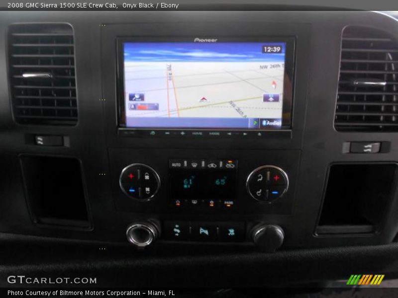 Onyx Black / Ebony 2008 GMC Sierra 1500 SLE Crew Cab