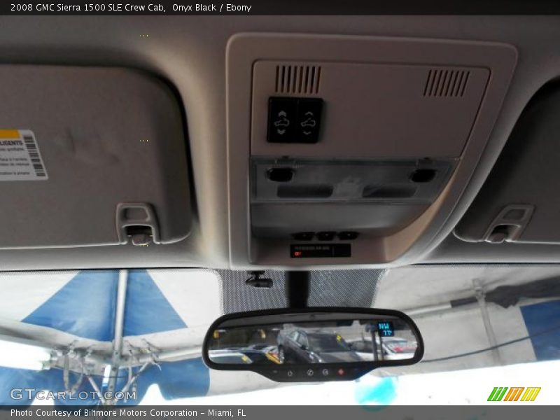 Onyx Black / Ebony 2008 GMC Sierra 1500 SLE Crew Cab